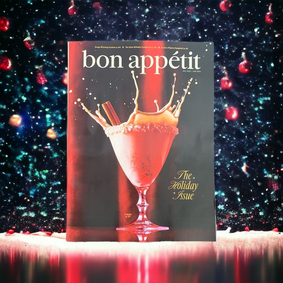 Bon Appetit Magazine December 2023 January 2024 The Holiday Issue Cookies Gourd - Picture 2 of 4